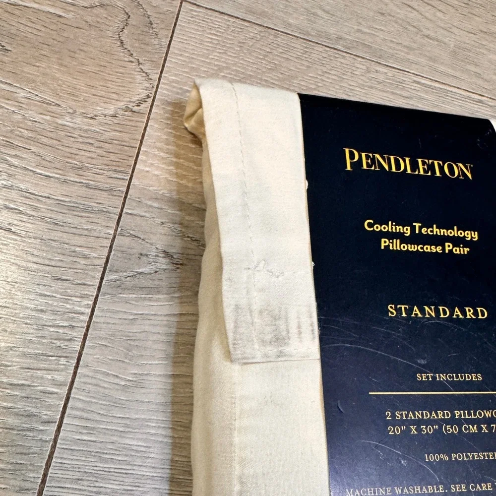 Pendleton‎ Cooling Technology Standard Pillowcase Pair Cream 20x30 2 Piece